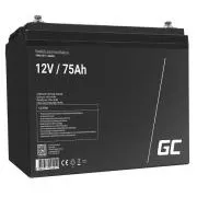 Green Cell AGM VRLA 12V 75Ah bezúdržbová baterie pro obytné vozy, fotovoltaické systémy, lodě