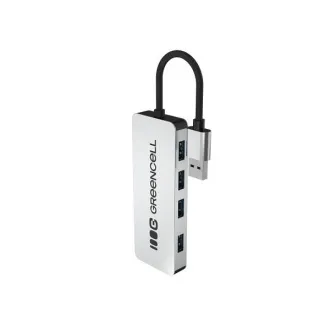 Green Cell USB-A 4v1 HUB (4×USB 3.0) – rychlý přenos 5 Gb/s, hliníkové pouzdro Green Cell USB-A 4v1 HUB (4×USB 3.0) – rychlý přenos 5 Gb/s, hliníkové pouzdro