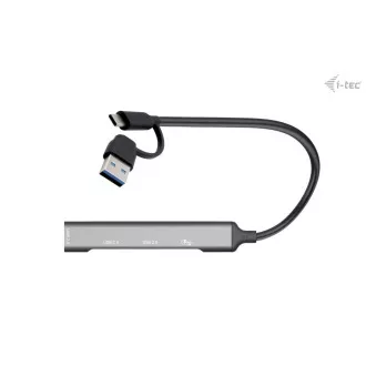 I-Tec USB-A/USB-C Metal HUB 1x USB-C 3.1 + 3x USB 2.0