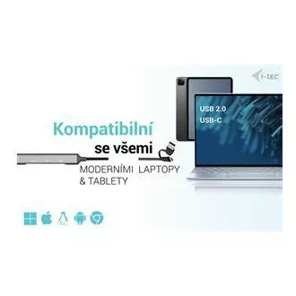 I-Tec USB-A/USB-C Metal HUB 1x USB-C 3.1 + 3x USB 2.0