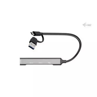 I-Tec USB-A/USB-C Metal HUB 1x USB-C 3.1 + 3x USB 2.0