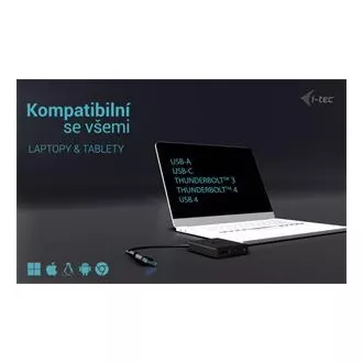 I-Tec USB-A/USB-C Dual 4K DP Video Adapter I-Tec USB-A/USB-C Dual 4K DP Video Adapter