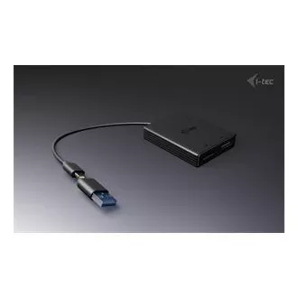 I-Tec USB-A/USB-C Dual 4K DP Video Adapter I-Tec USB-A/USB-C Dual 4K DP Video Adapter