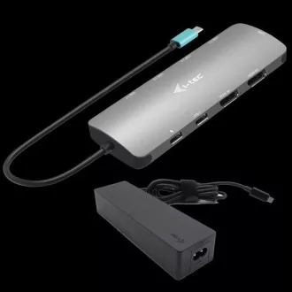I-tec USB-C Metal Nano 2x HDMI Docking Station, PD 100W + Charger 100W (bundle) I-tec USB-C Metal Nano 2x HDMI Docking Station, PD 100W + Charger 100W (bundle)