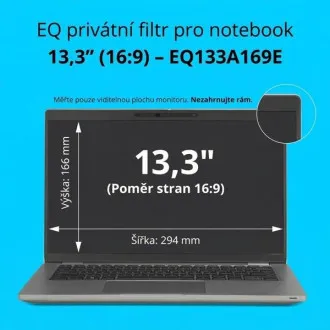 Kensington EQ privátní filtr pro notebook 13.3'' 16:9 Kensington EQ privátní filtr pro notebook 13.3'' 16:9