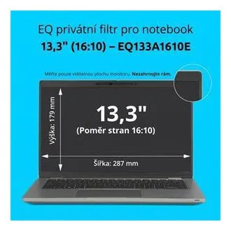 Kensington EQ privátní filtr pro notebook 13.3'' 16:9 Kensington EQ privátní filtr pro notebook 13.3'' 16:9