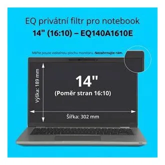Kensington EQ privátní filtr pro notebook 14'' 16:10 Kensington EQ privátní filtr pro notebook 14'' 16:10