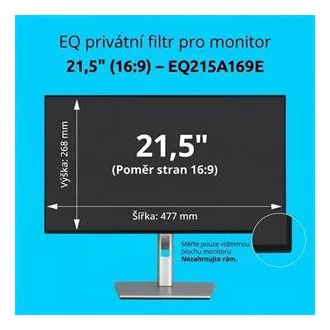 Kensington EQ privátní filtr pro monitor 21.5'' 16:9 Kensington EQ privátní filtr pro monitor 21.5'' 16:9