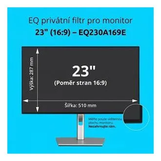 Kensington EQ privátní filtr pro monitor 23'' 16:9 Kensington EQ privátní filtr pro monitor 23'' 16:9