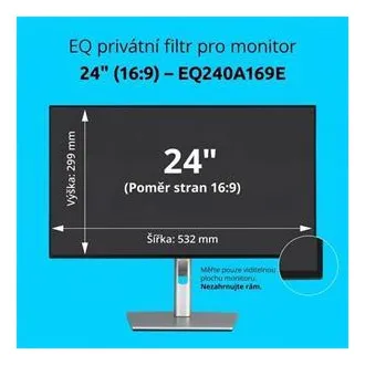 Kensington EQ privátní filtr pro monitor 24'' 16:9 Kensington EQ privátní filtr pro monitor 24'' 16:9