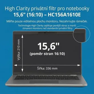 Kensington High Clarity privátní filtr pro notebook 15.6'' 16:10