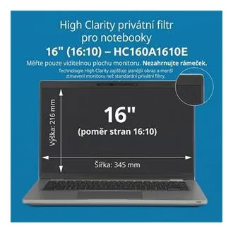 Kensington High Clarity privátní filtr pro notebook 16'' 16:10 Kensington High Clarity privátní filtr pro notebook 16'' 16:10