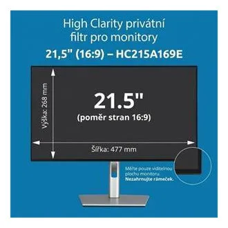 Kensington High Clarity privátní filtr pro monitor 21.5'' 16:9 Kensington High Clarity privátní filtr pro monitor 21.5'' 16:9