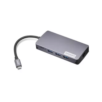 Lenovo Dock CONS - Lenovo 150 - USB-C Travel (100W max), 1x USB-C, 3x USB-A, 1x HDMI, 1x VGA, 1x RJ45, 1x TF/SD čtečka Lenovo Dock CONS - Lenovo 150 - USB-C Travel (100W max), 1x USB-C, 3x USB-A, 1x HDMI, 1x VGA, 1x RJ45, 1x TF/SD čtečka