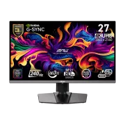 MSI MPG 272URX QD-OLED,26,5" QD-OLED/4K 3840x2160/ 240Hz/0,03ms/2x HDMI/DP/USB-A,B,C/Výškově nastavitelný/Pivot/černá