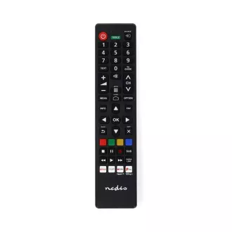 Nedis TVRC45PASHBK - Náhradní Dálkový Ovladač | Panasonic / Sharp TV | Předprogramovaný | Černá