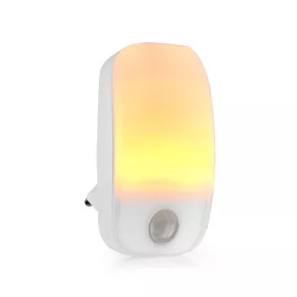 Nedis LNLW10WT- LED Noční Světlo do Zásuvky | Pohybový senzor | Denní / noční senzor | 0.55 W | 11 lm | Teplá Bílá Nedis LNLW10WT- LED Noční Světlo do Zásuvky | Pohybový senzor | Denní / noční senzor | 0.55 W | 11 lm | Teplá Bílá