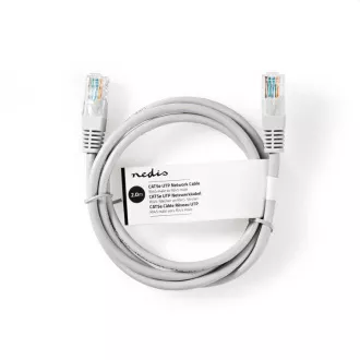 Nedis CCGL85230GY20 - Síťový kabel CAT6 U/UTP | RJ45 Zástrčka | RJ45 Zástrčka | 2.00 m | Kulatý | PVC | Šedá Nedis CCGL85230GY20 - Síťový kabel CAT6 U/UTP | RJ45 Zástrčka | RJ45 Zástrčka | 2.00 m | Kulatý | PVC | Šedá