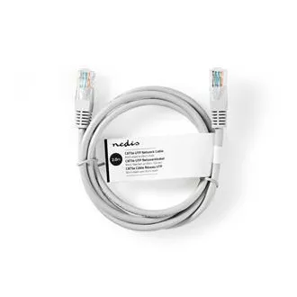 Nedis CCGL85230GY20 - Síťový kabel CAT6 U/UTP | RJ45 Zástrčka | RJ45 Zástrčka | 2.00 m | Kulatý | PVC | Šedá Nedis CCGL85230GY20 - Síťový kabel CAT6 U/UTP | RJ45 Zástrčka | RJ45 Zástrčka | 2.00 m | Kulatý | PVC | Šedá
