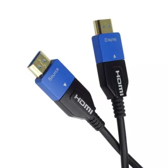 PremiumCord Ultra High Speed HDMI 2.1 optický kabel 8K@60Hz 4K@120Hz 7m zlacený PremiumCord Ultra High Speed HDMI 2.1 optický kabel 8K@60Hz 4K@120Hz 7m zlacený