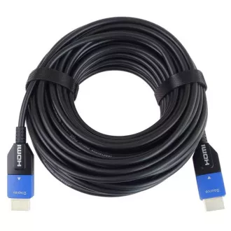 PremiumCord Ultra High Speed HDMI 2.1 optický kabel 8K@60Hz 4K@120Hz 10m zlacený