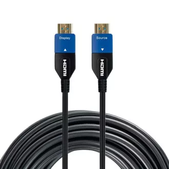 PremiumCord Ultra High Speed HDMI 2.1 optický kabel 8K@60Hz 4K@120Hz 15m zlacený