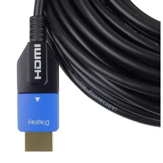 PremiumCord Ultra High Speed HDMI 2.1 optický kabel 8K@60Hz 4K@120Hz 15m zlacený