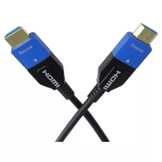 PremiumCord Ultra High Speed HDMI 2.1 optický kabel 8K@60Hz 4K@120Hz 15m zlacený