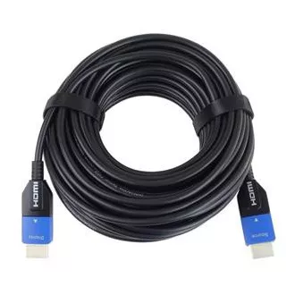PremiumCord Ultra High Speed HDMI 2.1 optický kabel 8K@60Hz 4K@120Hz 15m zlacený