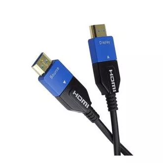 PremiumCord Ultra High Speed HDMI 2.1 optický kabel 8K@60Hz 4K@120Hz 20m zlacený