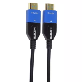 PremiumCord Ultra High Speed HDMI 2.1 optický kabel 8K@60Hz 4K@120Hz 25m zlacený