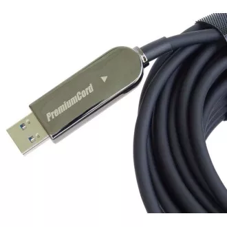 PremiumCord USB3.0 + 2.0 prodlužovací optický AOC kabel A/Male - A/Female 7m PremiumCord USB3.0 + 2.0 prodlužovací optický AOC kabel A/Male - A/Female 7m