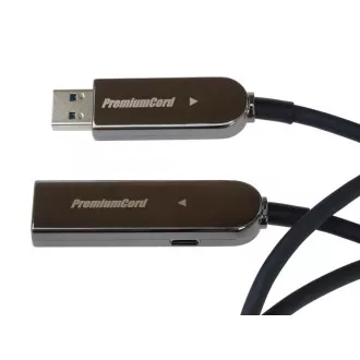 PremiumCord USB3.0 + 2.0 prodlužovací optický AOC kabel A/Male - A/Female 7m PremiumCord USB3.0 + 2.0 prodlužovací optický AOC kabel A/Male - A/Female 7m
