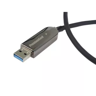 PremiumCord USB3.0 + 2.0 prodlužovací optický AOC kabel A/Male - A/Female 7m PremiumCord USB3.0 + 2.0 prodlužovací optický AOC kabel A/Male - A/Female 7m