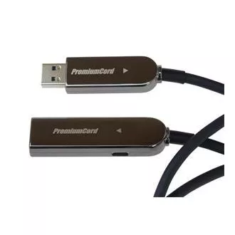PremiumCord USB3.0 + 2.0 prodlužovací optický AOC kabel A/Male - A/Female 7m PremiumCord USB3.0 + 2.0 prodlužovací optický AOC kabel A/Male - A/Female 7m