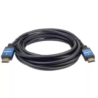PremiumCord Ultra HDTV 4K@60Hz kabel HDMI 2.0b kovové+zlacené konektory 0,5m
