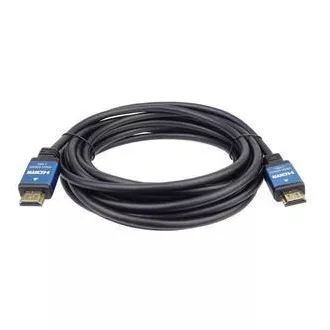PremiumCord Ultra HDTV 4K@60Hz kabel HDMI 2.0b kovové+zlacené konektory 0,5m