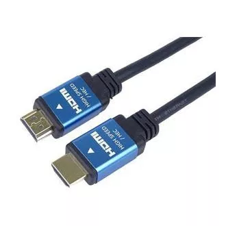 PremiumCord Ultra HDTV 4K@60Hz kabel HDMI 2.0b kovové+zlacené konektory 0,5m