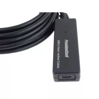 PremiumCord USB-C repeater a prodlužovací kabel Male-Female, 5Gbps 5m PremiumCord USB-C repeater a prodlužovací kabel Male-Female, 5Gbps 5m