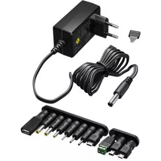 goobay Univerzální napájecí adaptér 230V/3-12V stejnosměrný max. 27W 2,25A
