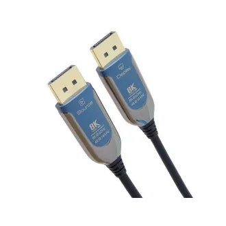 PremiumCord 8K Optický DisplayPort 1.4 přípojný kabel M/M, zlacené konekt. 50m PremiumCord 8K Optický DisplayPort 1.4 přípojný kabel M/M, zlacené konekt. 50m