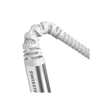 SWISSTEN DATOVÝ KABEL KEVLAR USB / USB-C 1,5 M BÍLÝ SWISSTEN DATOVÝ KABEL KEVLAR USB / USB-C 1,5 M BÍLÝ
