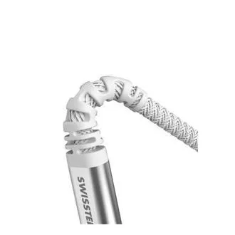 SWISSTEN DATOVÝ KABEL KEVLAR USB-C / LIGHTNING 1,5 M BÍLÝ SWISSTEN DATOVÝ KABEL KEVLAR USB-C / LIGHTNING 1,5 M BÍLÝ