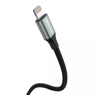 SWISSTEN DATOVÝ KABEL TEXTILE II USB / LIGHTNING 1,5 M ČERNÝ SWISSTEN DATOVÝ KABEL TEXTILE II USB / LIGHTNING 1,5 M ČERNÝ