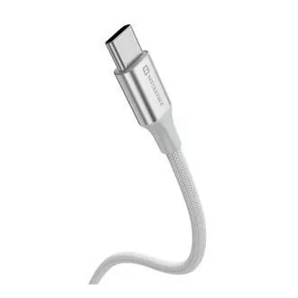 SWISSTEN DATOVÝ KABEL TEXTILE II USB-C / USB-C 1,5 M BÍLÝ SWISSTEN DATOVÝ KABEL TEXTILE II USB-C / USB-C 1,5 M BÍLÝ