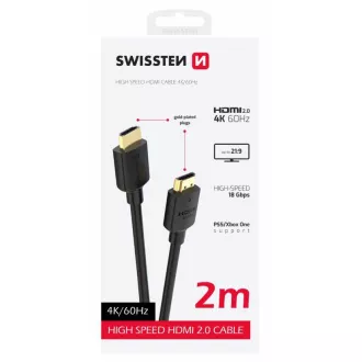 SWISSTEN KABEL HDMI NA HDMI 4K 60Hz 2,0 M PVC SWISSTEN KABEL HDMI NA HDMI 4K 60Hz 2,0 M PVC