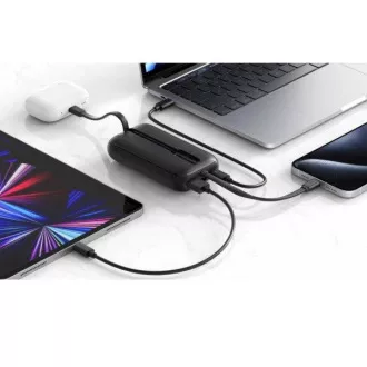 SWISSTEN POWER BANK VOLTBOX 35W 10000 mAh S INTEGROVANÝMI KABELY USB-C A LIGHTNING ČERNÁ SWISSTEN POWER BANK VOLTBOX 35W 10000 mAh S INTEGROVANÝMI KABELY USB-C A LIGHTNING ČERNÁ