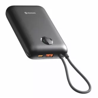 SWISSTEN POWER BANK VOLTBOX 35W 20000 mAh S INTEGROVANÝMI KABELY USB-C A LIGHTNING ČERNÁ SWISSTEN POWER BANK VOLTBOX 35W 20000 mAh S INTEGROVANÝMI KABELY USB-C A LIGHTNING ČERNÁ