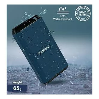 Transcend ESD410C 4TB, USB 20Gbps Type C, Externí odolný SSD disk (3D NAND flash), 2000MB/R, 2000MB/W, modrý Transcend ESD410C 4TB, USB 20Gbps Type C, Externí odolný SSD disk (3D NAND flash), 2000MB/R, 2000MB/W, modrý