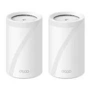 TP-Link Deco BE65(2-pack) BE9300 Třípásmový systém Mesh WiFi 7 pro celou domácnost, 4x 2.5GLAN, USB, 2,4/5/6GHz, HomeShield